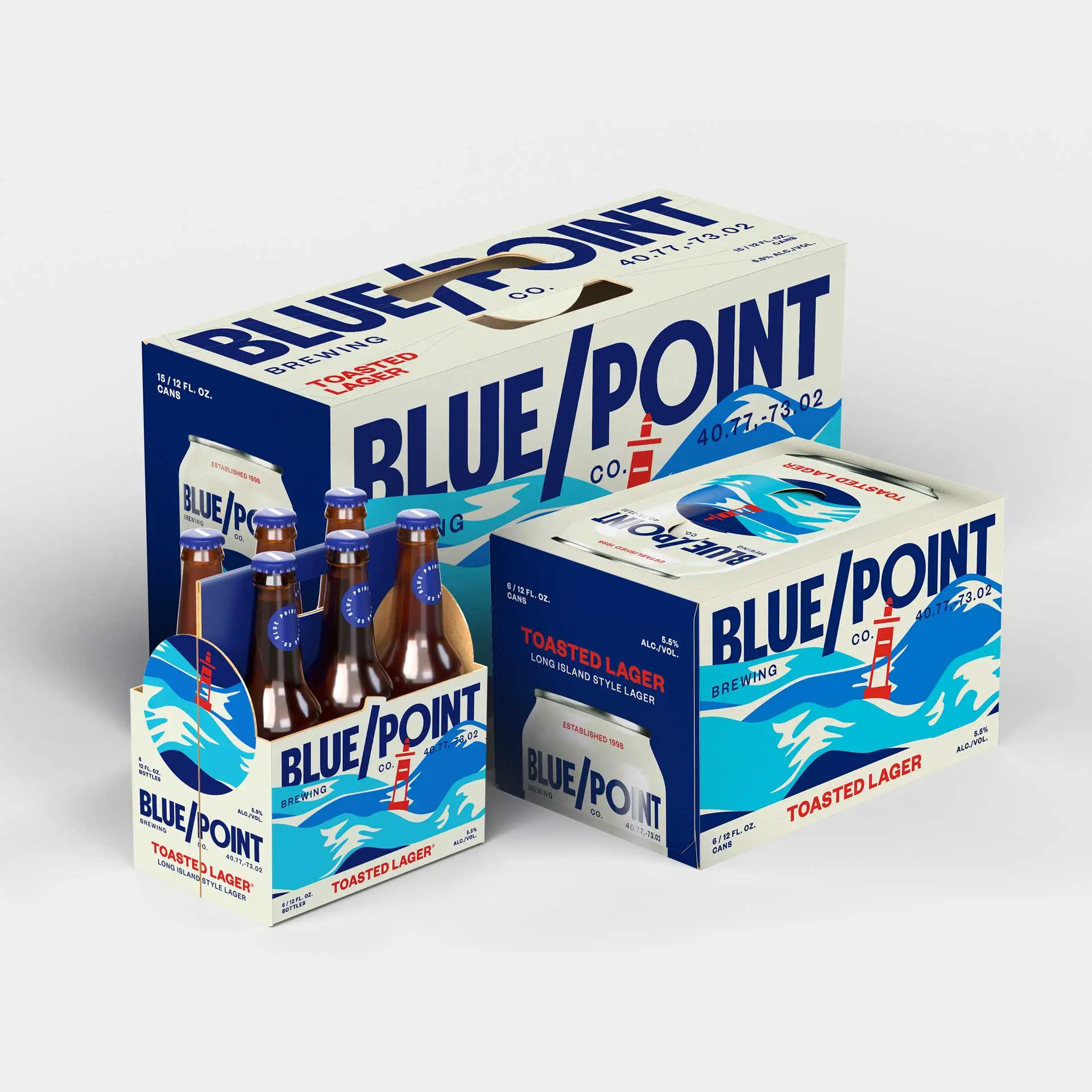 Blue Point's Toasted Lager Packaging System